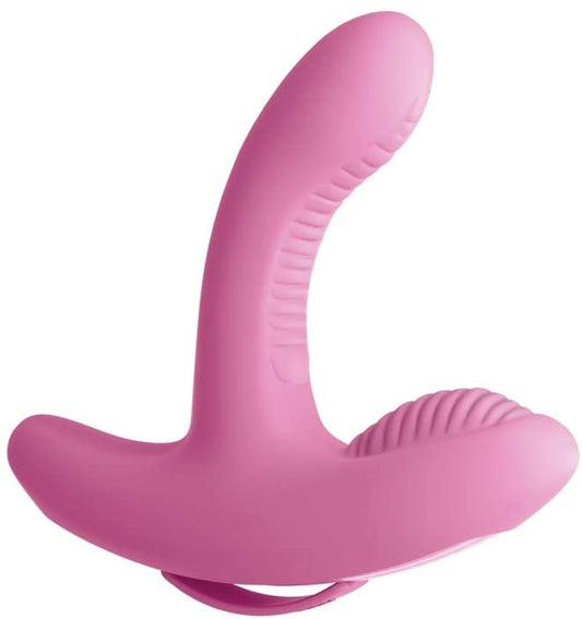 3Some Rock N Grind Pink Silicone Vibrator