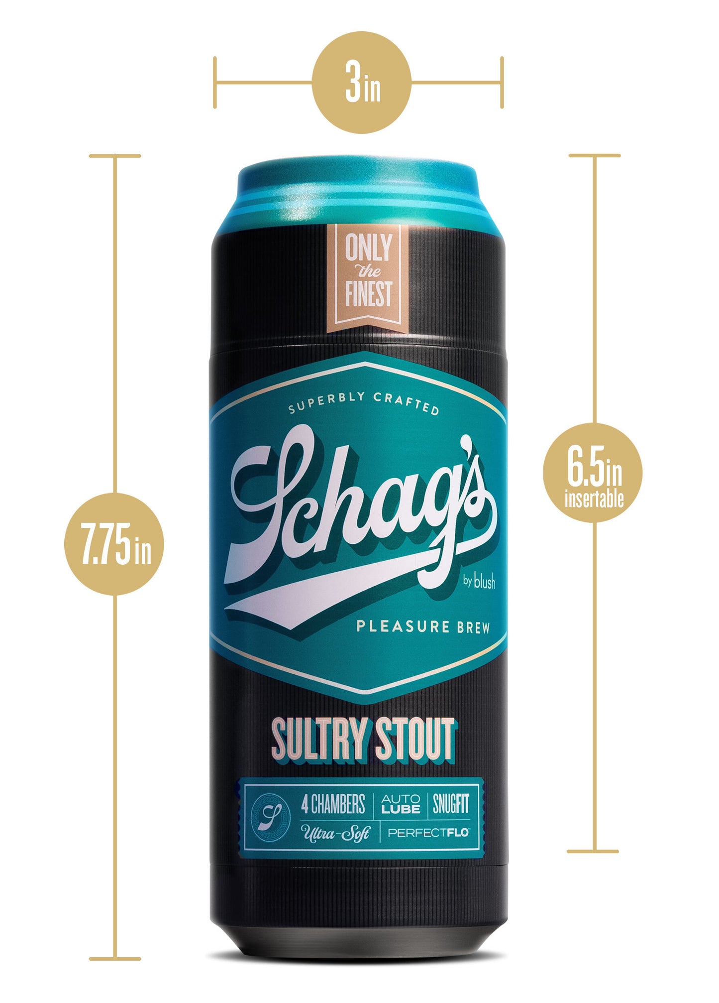 Schag's Sultry Stout Self-Lubricating Stroker