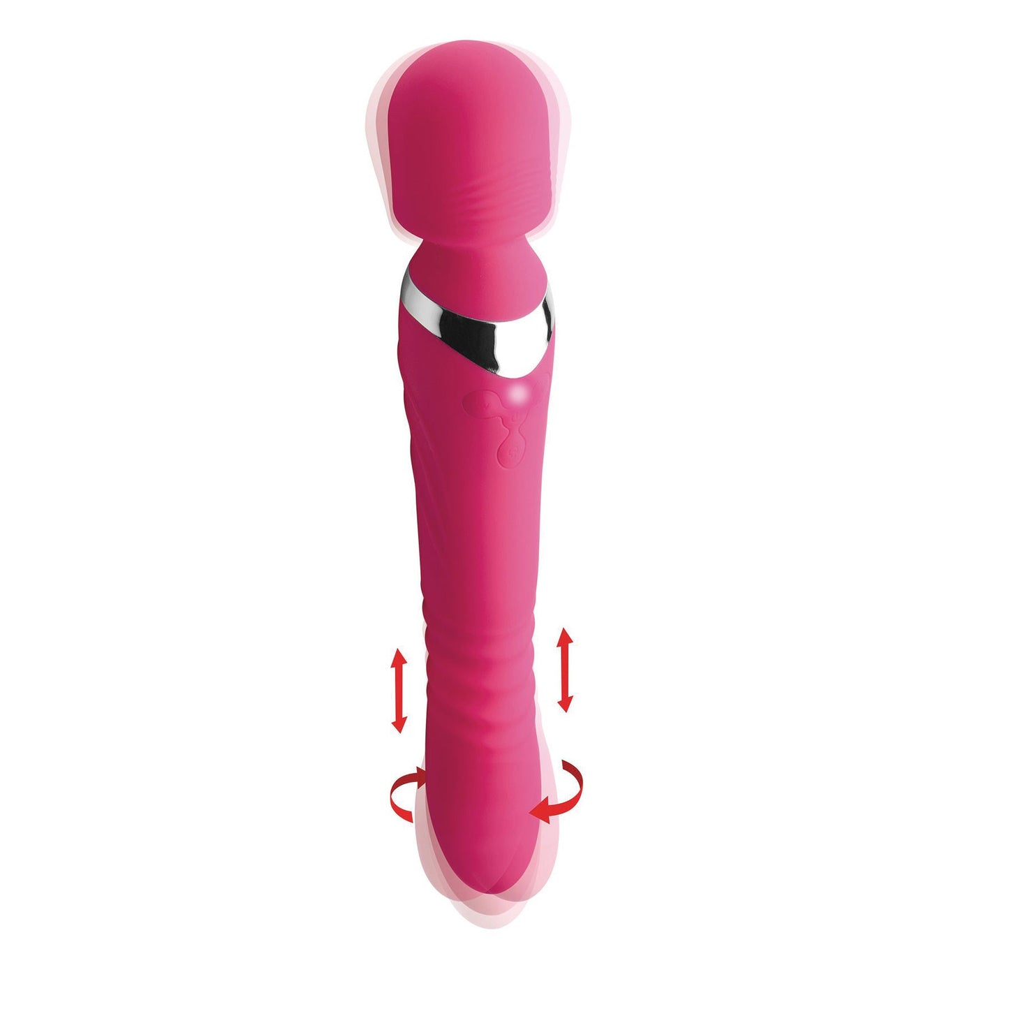 INMI Ultra Thrusting And Vibrating Silicone Wand