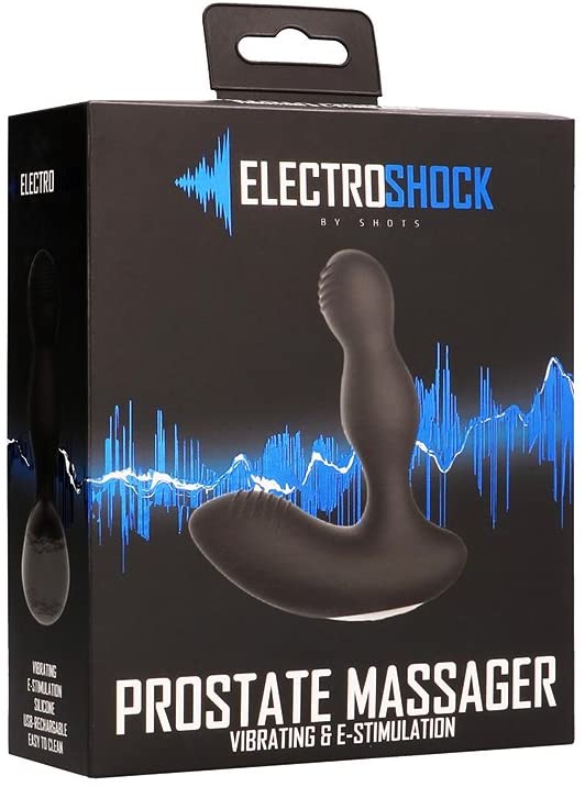 Electroshock E-Stimulation Vibrating Prostate Massager Black