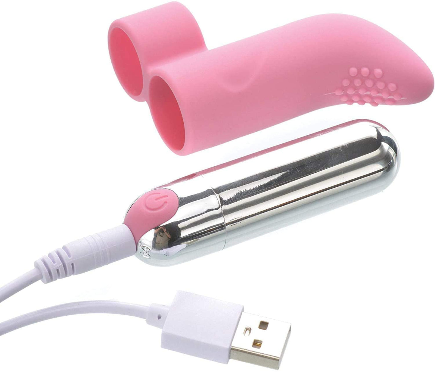 Adam & Eve Rechargeable Finger Vibe Pink