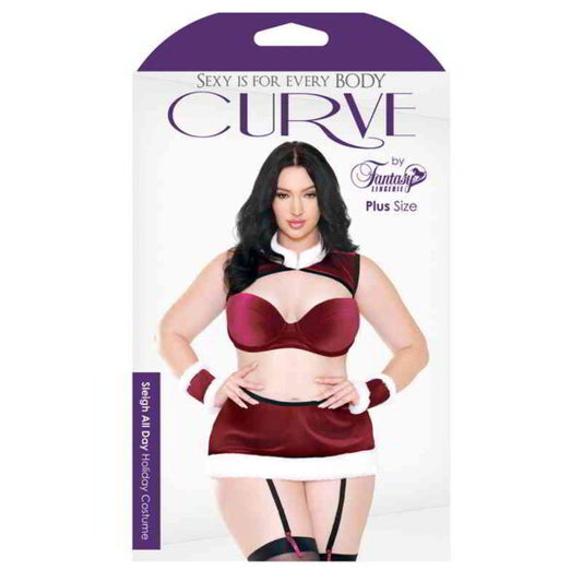 Curve Sleigh All Day Holiday Costume-DAMAGED BOX