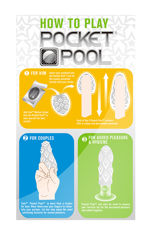 Zolo Pocket Pool Male Stimulator Sleeve