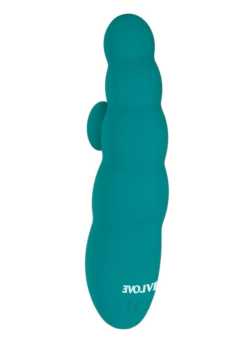 G-Spot Perfection Rechargeable Silicone Vibrator-  Green
