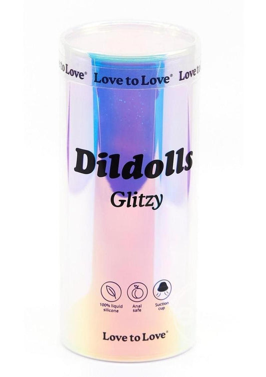 Dildolls Glitzy Consolador de silicona - Rosa