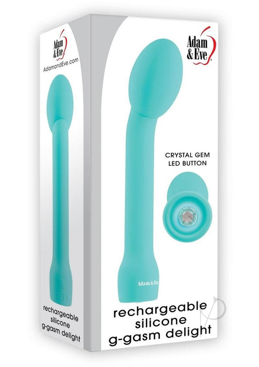 Adam & Eve Rechargeable Silicone G-Gasm Delight - Teal