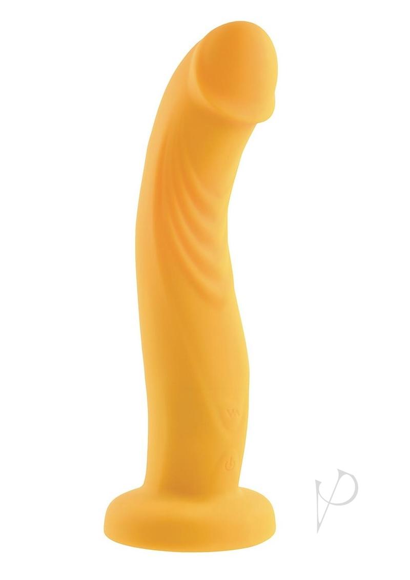 Gender X Sweet Embrace Correa vibradora dual de silicona recargable con control remoto - Amarillo / Negro