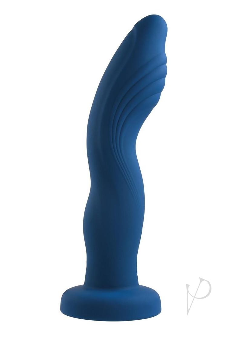 Gender X Snuggle Up Correa vibradora dual de silicona recargable con control remoto - Azul / Negro