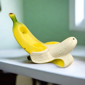 Pipa de plátano - Pipa de fruta tropical con curvas 