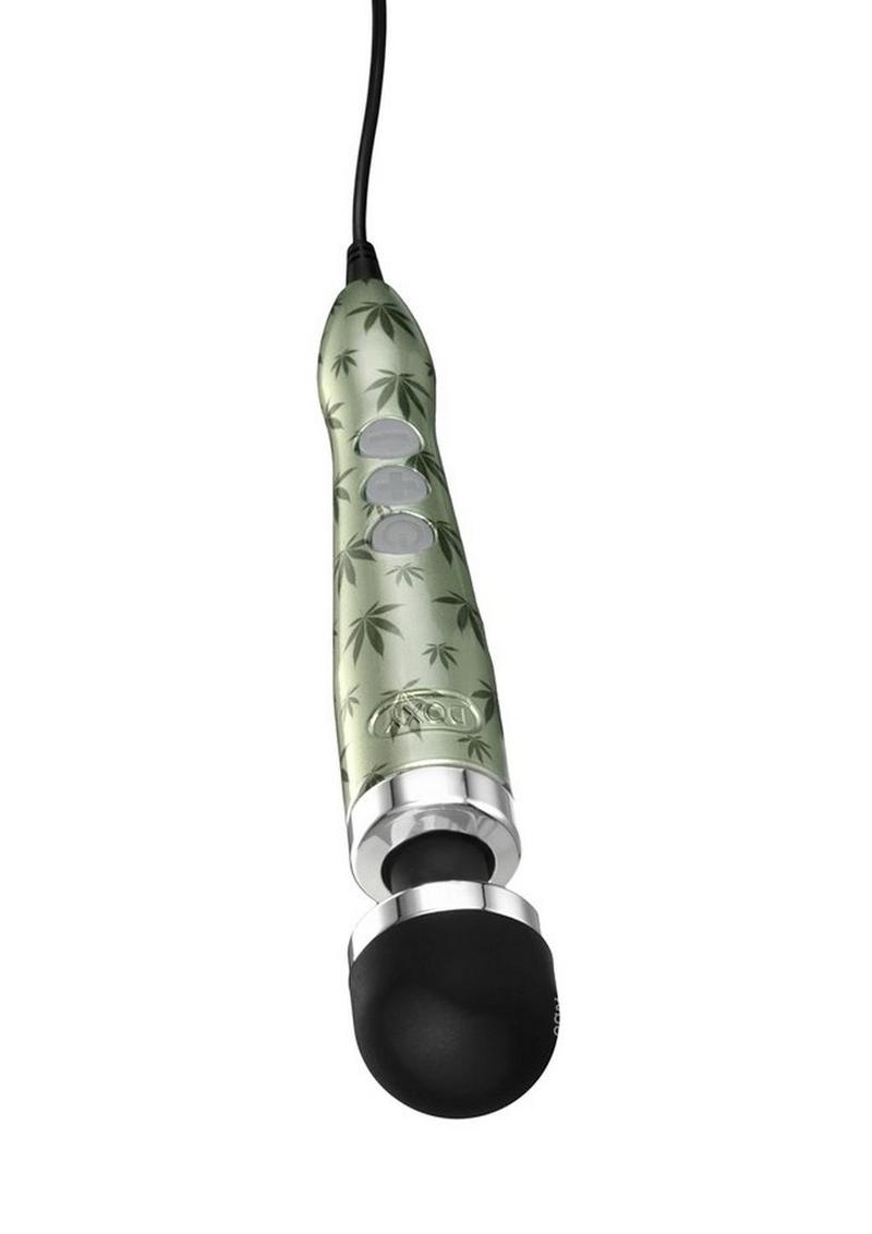 Doxy Die Cast 3 Wand Plug-In Wand Massager - Cannabis Pattern