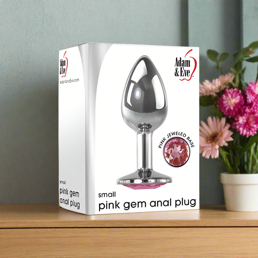 A&E Small Pink Gem Anal Plug