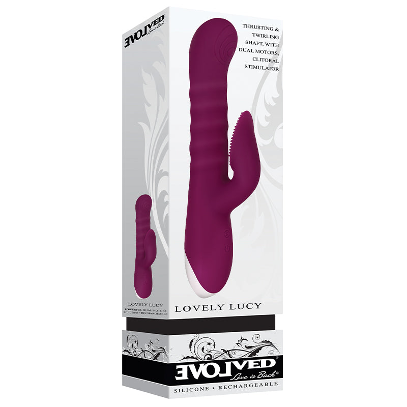 Evolved Lovely Lucy Thrusting Dual Stimulator