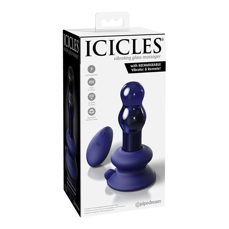 Icicles No. 83 with Rechargeable Vibrator & Remote