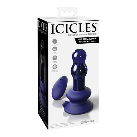 Icicles No. 83 con Vibrador Recargable y Control Remoto