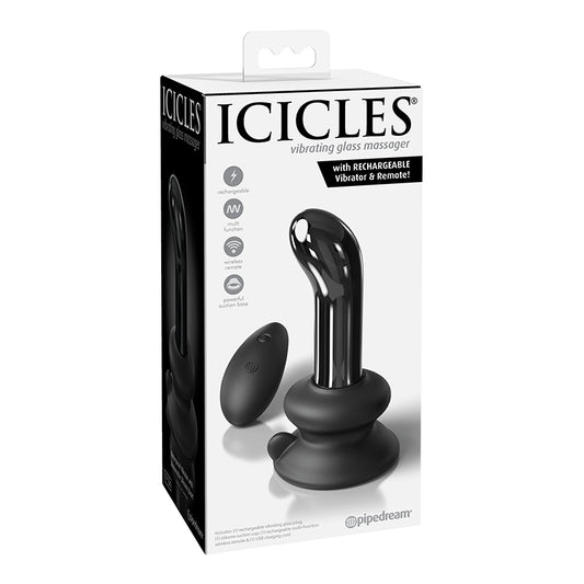 Icicles No 84 con Vibrador Recargable y Control Remoto