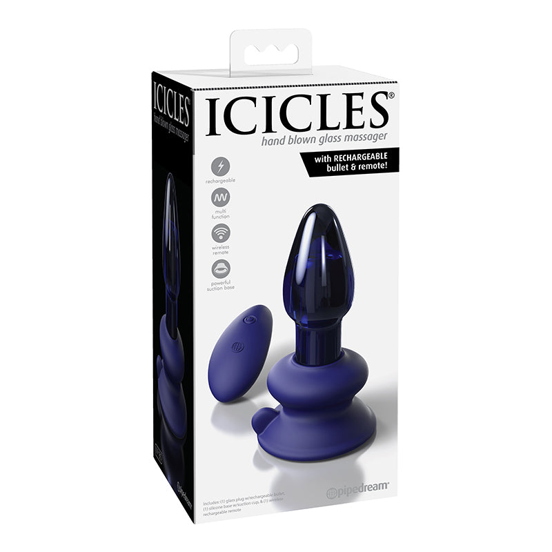 Icicles No. 85 with Rechargeable Vibrator & Remote