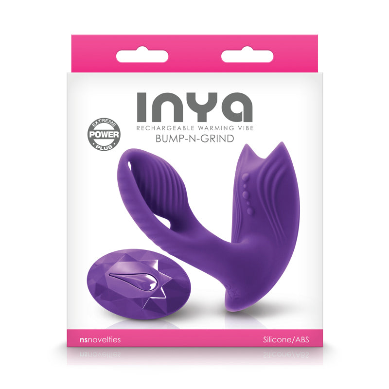 Inya Bump-n-grind Rechargeable Warming Dual Stimulator