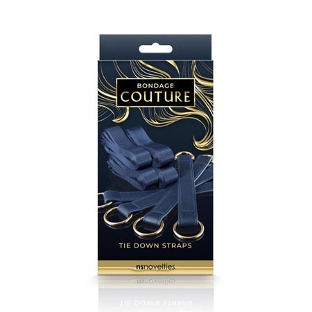 Bondage Couture Tie Down Straps - Blue