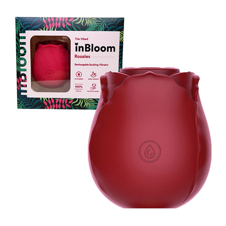 VIBRADOR CHUPADOR INBLOOM ROSALES