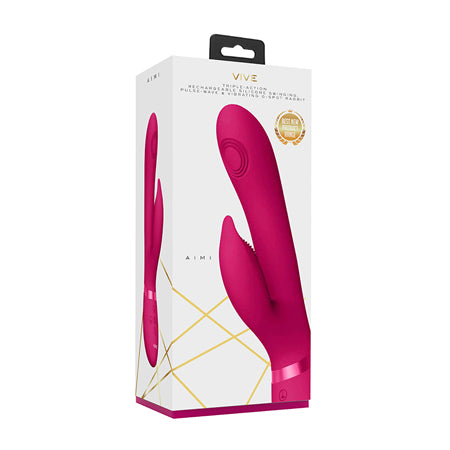 VIVE - AIMI Rechargeable Triple-Motor Swinging Silicone Rabbit