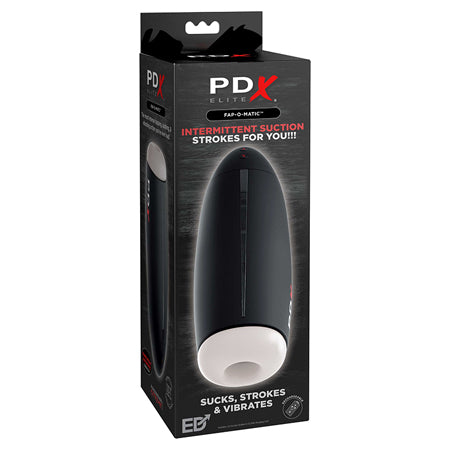 PDX Elite Fap-O-Matic Stroker - White/Black