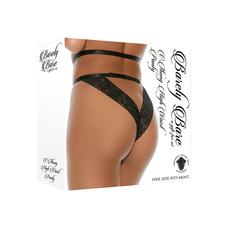 Tanga Barely BV Cintura alta Blk Os