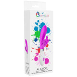 Estimulador dual de silicona ultrasuave Luna Neon Alexios