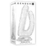 Gender X Dualistic Double-Shafted Dildo Clear