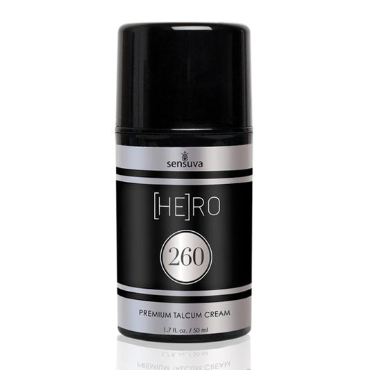 Hero 260 Crema de talco premium para él - 1.7 oz