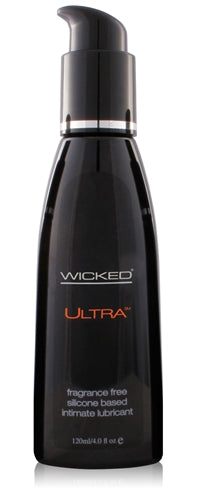 Wicked Ultra Fragrance Free Silicone Lubricant