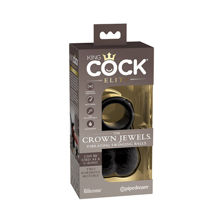 King Cock Elite The Crown Jewels Vibrating C-Ring