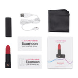 Vibrador de barra de labios compatible con la aplicación Lovense Exomoon