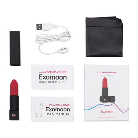 Vibrador de barra de labios compatible con la aplicación Lovense Exomoon