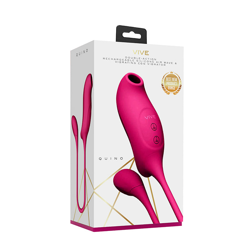 Vive Quino Air Wave & Vibrating Egg Vibrator