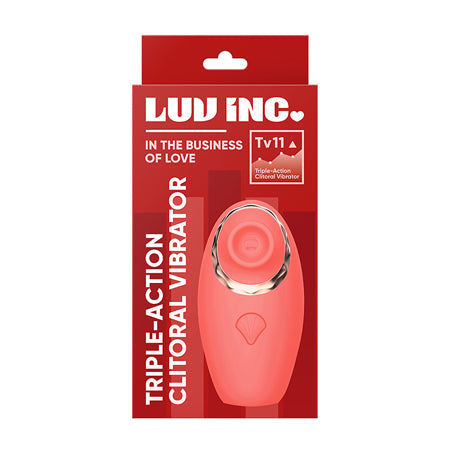 Luv Inc TV11 Triple-Action Clitoral Vibrator