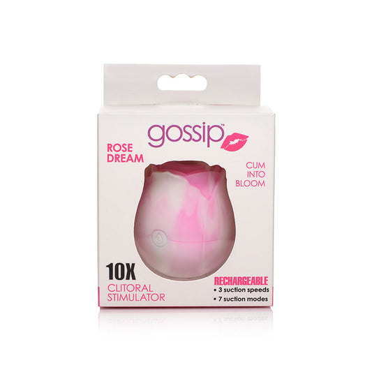 Gossip Cum Into Bloom Clitoral Vibrator Rose Flirt Silicone