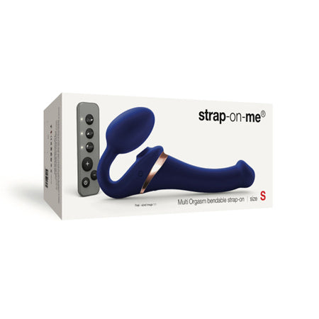 Strap-On-Me Multi Orgasm Bendable Strap-On Night Blue