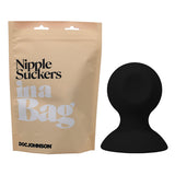 In A Bag Nipple Suckers Silicone Black