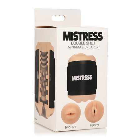 Curve Toys Mistress Double Shot Mini Masturbador Boca Y Coño Luz 