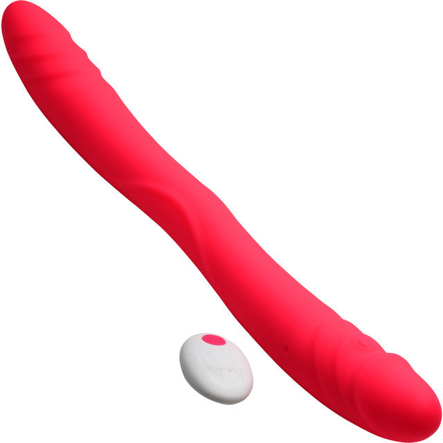 7x Double Down Silicone Double Dildo With Remote