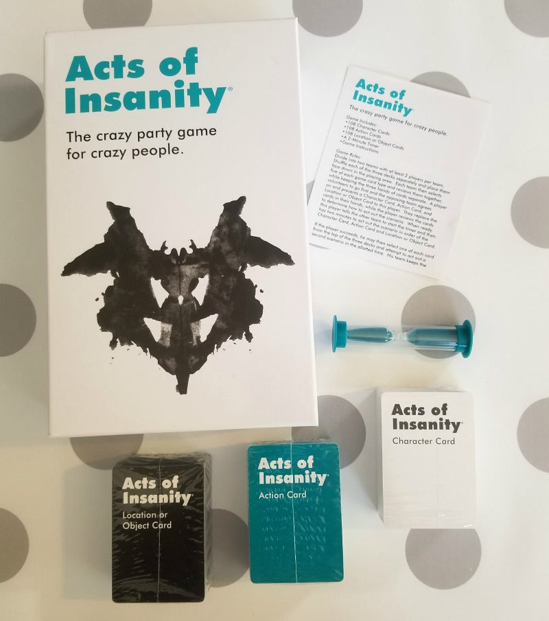 Acts of Insanity Party Card Game