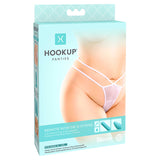Hookup Remote Bow-Tie G-String White Fits Size XL-XXL