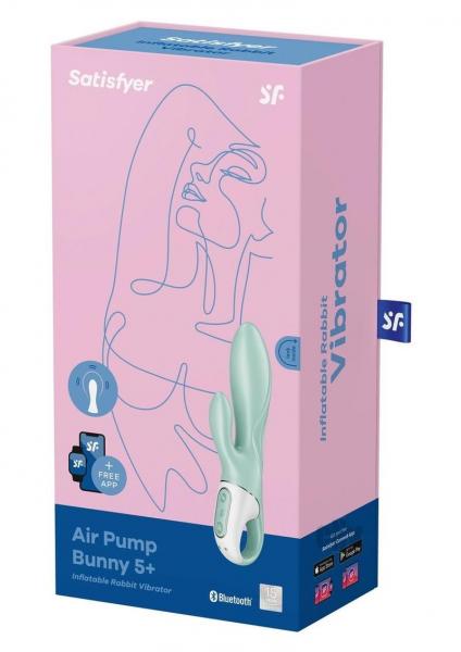 Satisfyer Air Pump Bunny 5+ Aqua