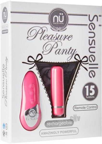 Sensuelle Pleasure Panty With Remote Control 15 Function Bullet