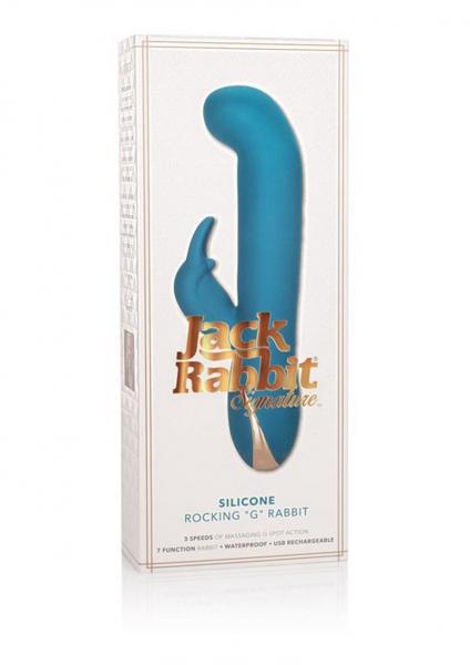Jack Rabbit Signature Silicone Rocking "G" Rabbit-Teal 8.5"