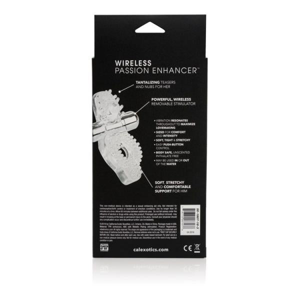 Wireless Passion Enhancer Clear Vibrating Cock Ring