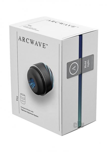 Arcwave Voy Silicona Dual End Ajustable Compact Stroker - Negro/Gris