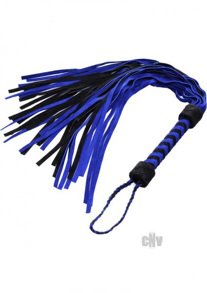 Black and Blue Suede Flogger