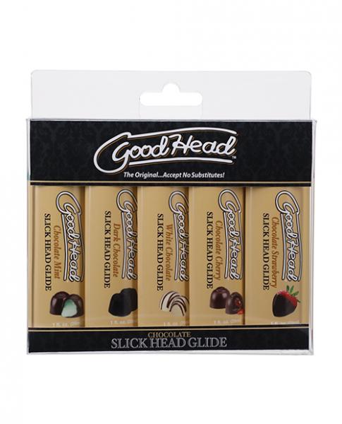 Deslizamiento de cabeza resbaladiza de chocolate Goodhead