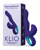 Femme Funn Klio Triple Action Rabbit - Púrpura Oscuro